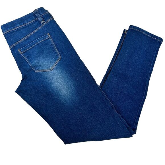 dELiA*s  Girls Jegging Size 16 Embroidered  Unicorn Skinny Blue Stretch Denim - Picture 4 of 12